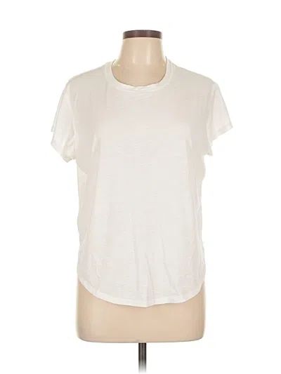 Pre-owned Calia Short Sleeve T-shirt In White