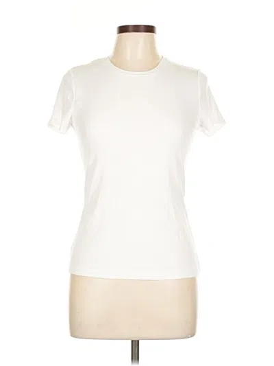 Pre-owned Calia Short Sleeve T-shirt In White