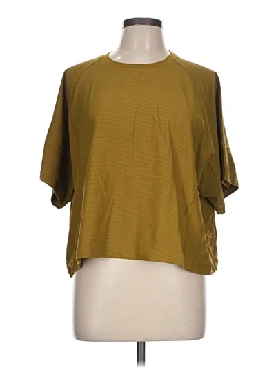 Pre-owned Calia Short Sleeve T-shirt In Brown