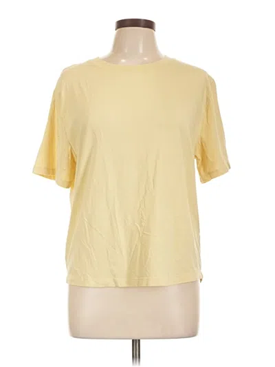 Pre-owned Calia Short Sleeve T-shirt In Yellow