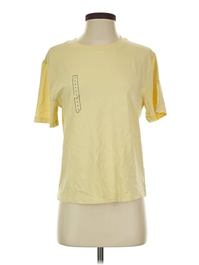 Pre-owned Calia Short Sleeve T-shirt In Yellow