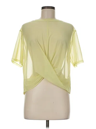 Pre-owned Calia Short Sleeve T-shirt In Yellow