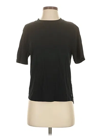 Pre-owned Calia Short Sleeve Turtleneck In Black