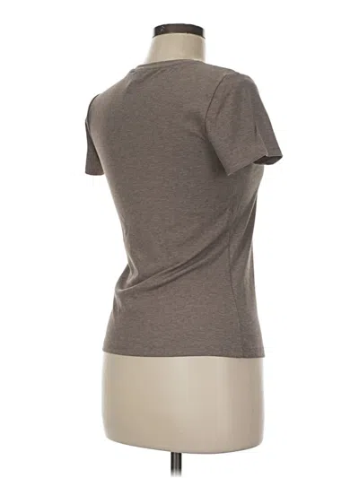 Pre-owned Calia Short Sleeve Turtleneck In Brown
