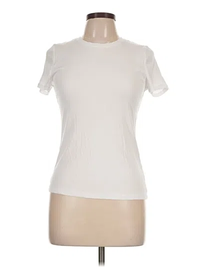 Pre-owned Calia Short Sleeve Turtleneck In Ivory