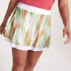 Calia Skirt Womens Multi Filtered Flora Double Layer Mesh Golf Skort Active Srt5 In Green