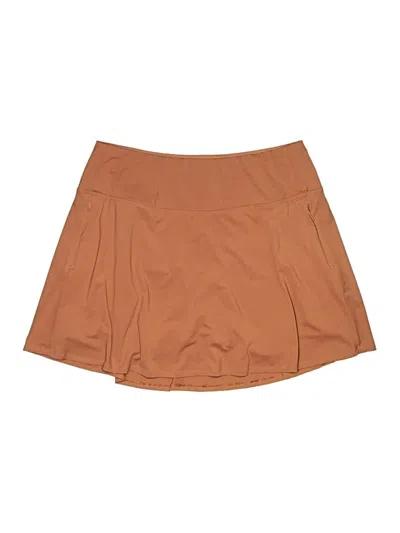 Pre-owned Calia Skort In Brown