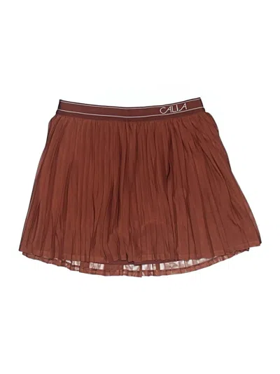 Pre-owned Calia Skort In Brown