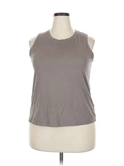 Pre-owned Calia Sleeveless T-shirt In Gray