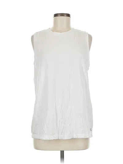 Pre-owned Calia Sleeveless T-shirt In White