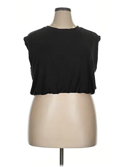 Calia Sleeveless Top Black Boatneck Tops