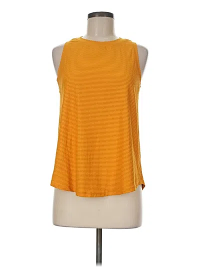 Pre-owned Calia Sleeveless Top Orange Halter Neckline Tops