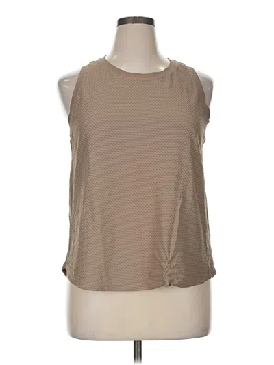 Pre-owned Calia Sleeveless T-shirt In Brown