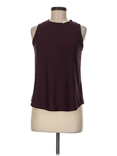 Pre-owned Calia Sleeveless T-shirt In Burgundy