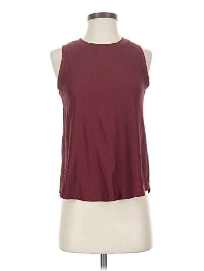 Pre-owned Calia Sleeveless T-shirt In Burgundy