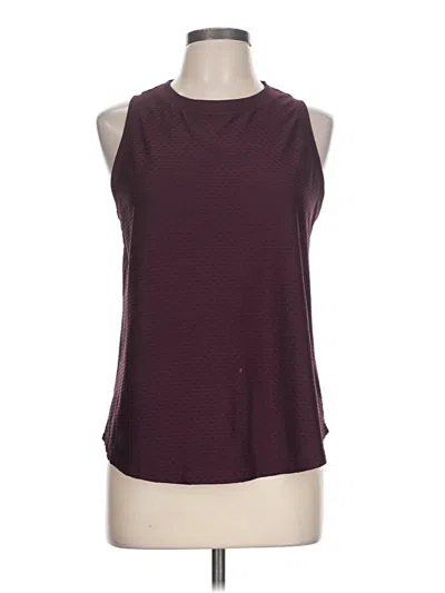 Pre-owned Calia Sleeveless T-shirt In Burgundy