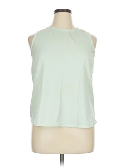 Pre-owned Calia Sleeveless T-shirt In Green