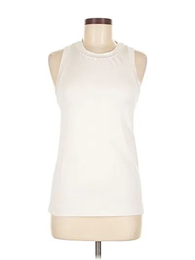 Pre-owned Calia Sleeveless T-shirt In Ivory