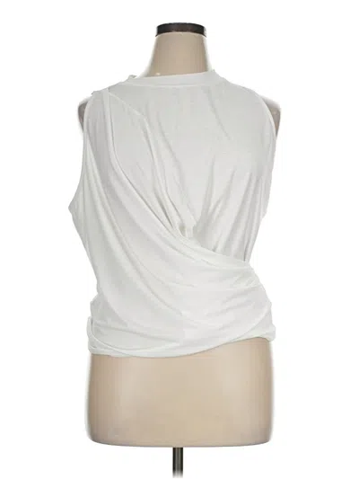 Pre-owned Calia Sleeveless T-shirt In Ivory