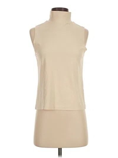 Pre-owned Calia Sleeveless T-shirt In Ivory