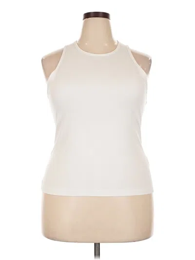 Pre-owned Calia Sleeveless T-shirt In Ivory