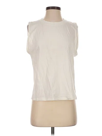 Pre-owned Calia Sleeveless T-shirt In Ivory