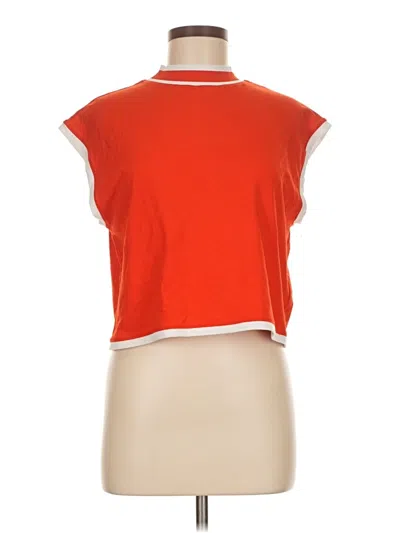 Pre-owned Calia Sleeveless T-shirt In Orange