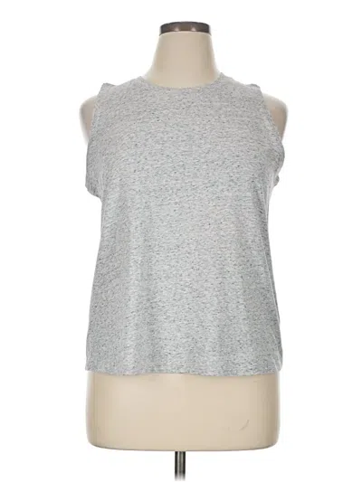 Pre-owned Calia Sleeveless T-shirt In Silver