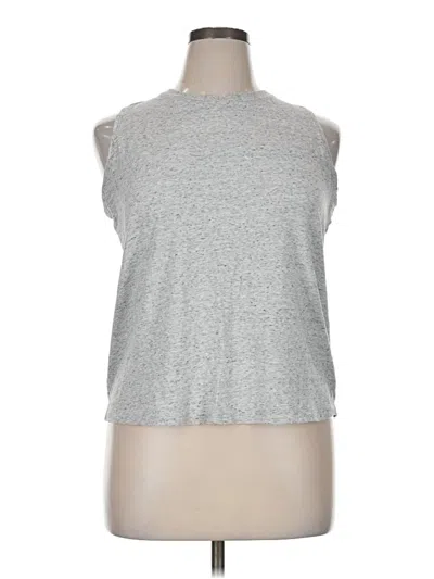 Pre-owned Calia Sleeveless T-shirt In Silver