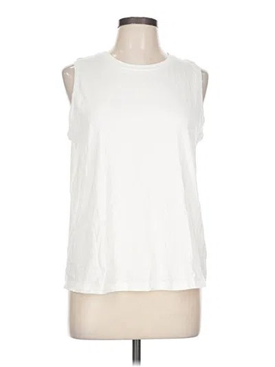 Pre-owned Calia Sleeveless T-shirt In White