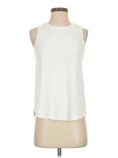 Pre-owned Calia Sleeveless T-shirt In White