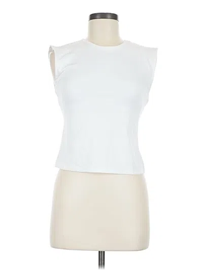 Pre-owned Calia Sleeveless T-shirt In White