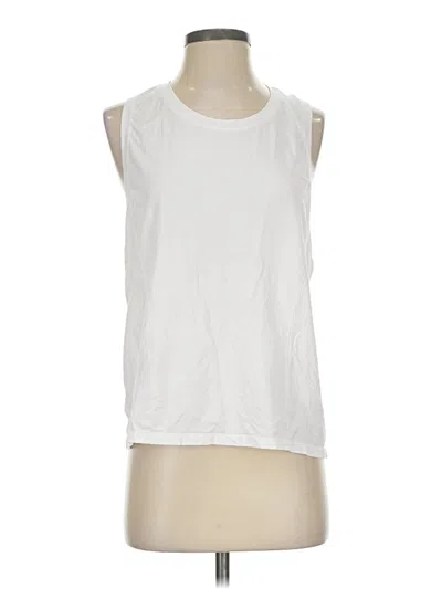 Pre-owned Calia Sleeveless T-shirt In White
