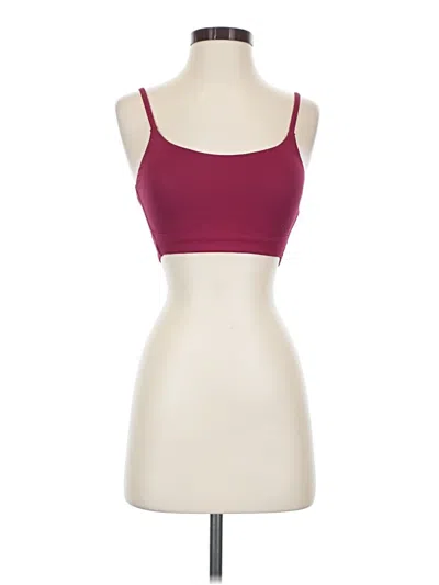 Pre-owned Calia Sports Bra In Burgundy