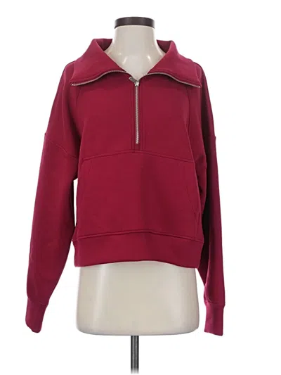 Pre-owned Calia Sweatshirt In Burgundy