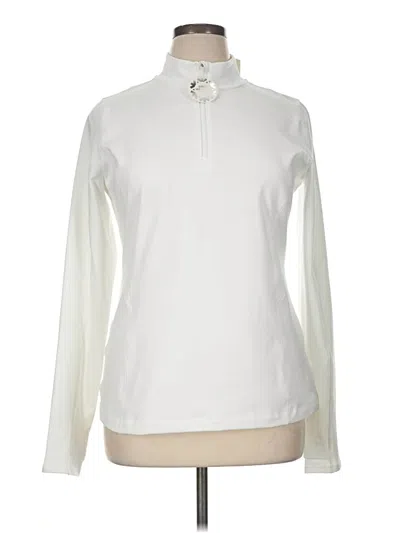 Pre-owned Calia Sweatshirt In White