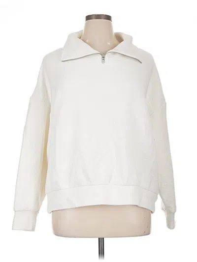 Pre-owned Calia Sweatshirt In White