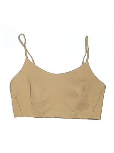 Pre-owned Calia Swimsuit Top Tan Swimwear In Brown
