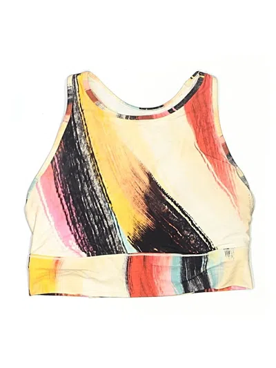Pre-owned Calia Swimsuit Top Yellow Swimwear