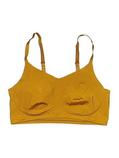Pre-owned Calia Swimsuit Top Yellow Swimwear