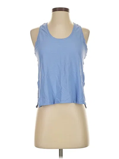 Pre-owned Calia Tank Top Blue Halter Neckline Tops