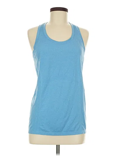 Pre-owned Calia Tank Top Blue Halter Neckline Tops