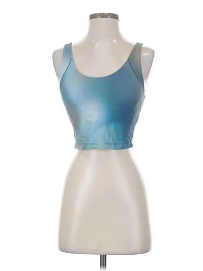 Pre-owned Calia Tank Top Blue Strapless Neckline Tops
