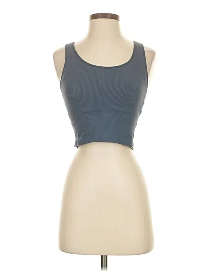 Pre-owned Calia Tank Top Blue Strapless Neckline Tops