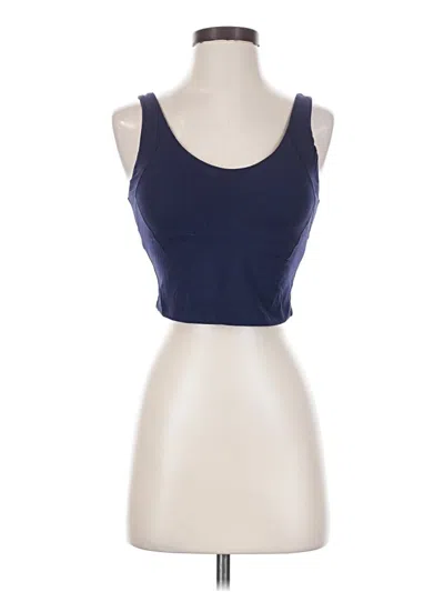 Pre-owned Calia Tank Top Blue Strapless Neckline Tops