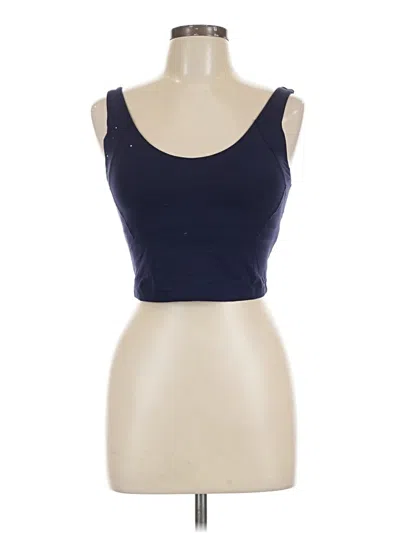 Pre-owned Calia Tank Top Blue Strapless Neckline Tops