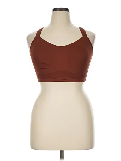 Pre-owned Calia Tank Top Brown Halter Neckline Tops