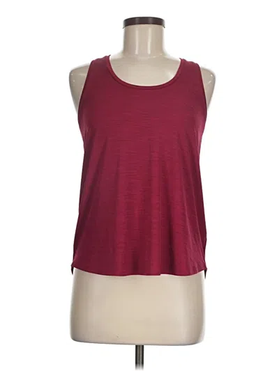 Pre-owned Calia Tank Top Burgundy Halter Neckline Tops
