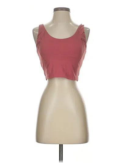 Pre-owned Calia Tank Top Burgundy Strapless Neckline Tops