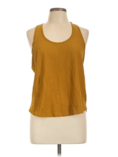Pre-owned Calia Tank Top Gold Halter Neckline Tops